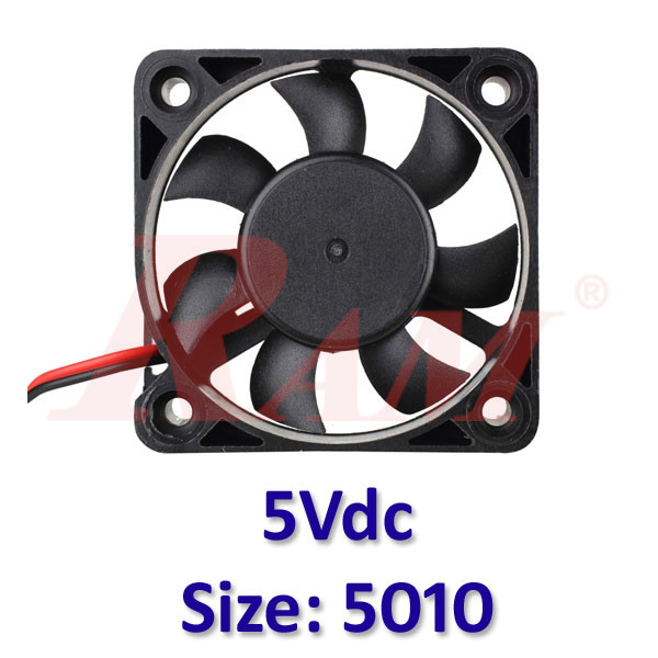 Cooling Fan 5Vdc Size 50x50x10mm مروحة تبريد 5 فولت