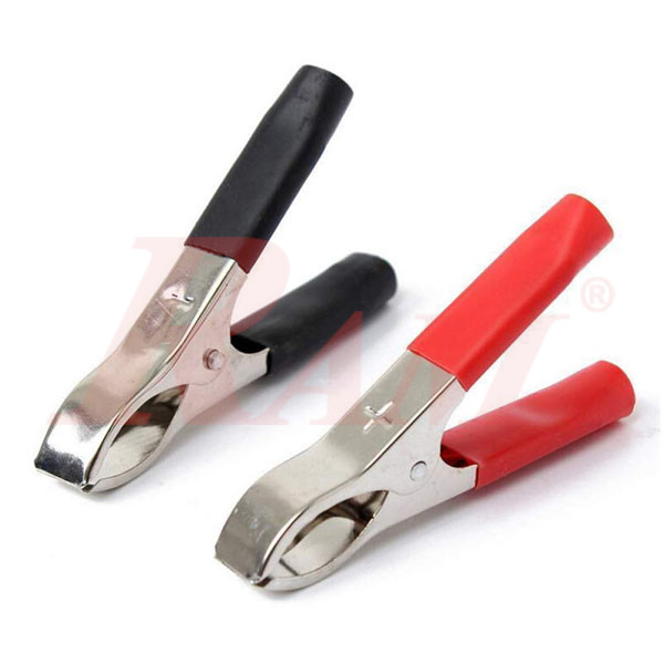 Crocodile Clip 70mm 30A Hand Medium Size (1 Piece Alligator) قطاش تمساح وسط - يباع بالقطعة