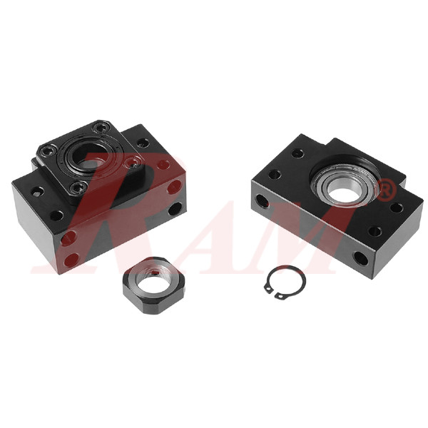 BK12/BF12 Ball Screw End Support Bearing Units Set for 16mm Ball Screws كراسي فتيل بداية ونهاية 12 ملي