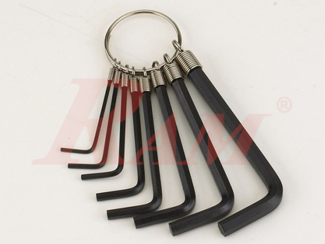Hex Key Set 1.5mm to 6mm Model 1018  طقم الانكية مقاس 1.5مم الى 6مم