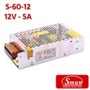 Smun® Industrial SMPS Output +12Vdc/5A Input 220Vac (S-60-12)