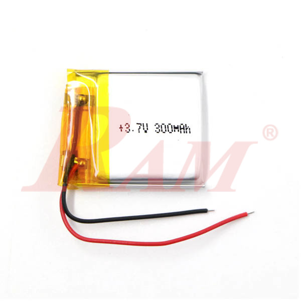Polymer Li-Ion 3.7V 300mAh Single Cell Battery