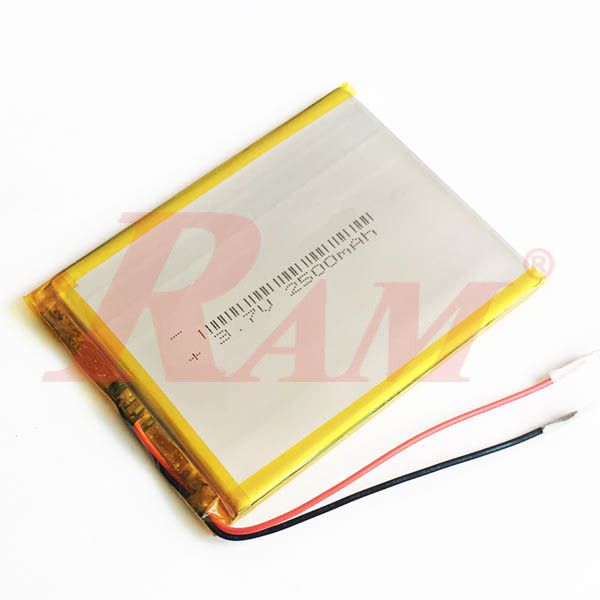 Polymer Li-Ion 3.7V 2500mAh Single Cell Battery خلية بطارية قابلة للشحن ليثيوم بوليمر