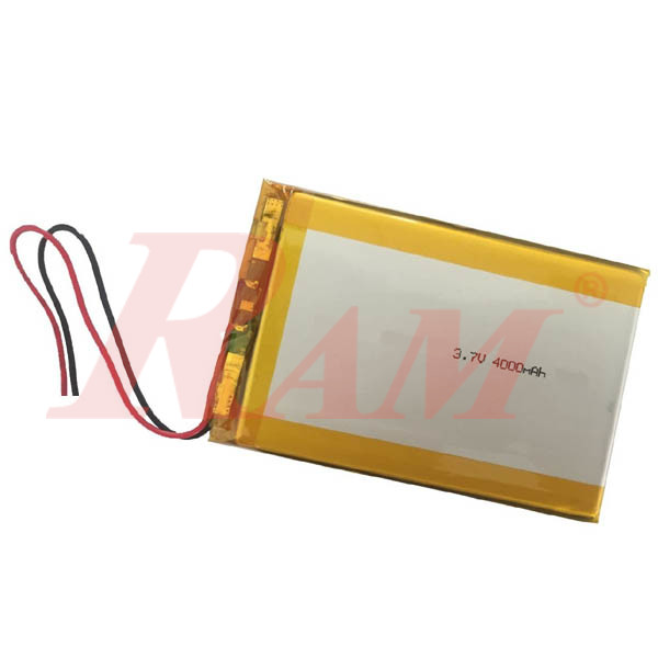 Polymer Li-Ion 3.7V 4000mAh Single Cell Battery خلية بطارية قابلة للشحن ليثيوم بوليمر
