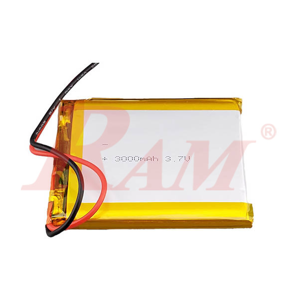 Polymer Li-Ion 3.7V 3000mAh Single Cell Battery خلية بطارية قابلة للشحن ليثيوم بوليمر
