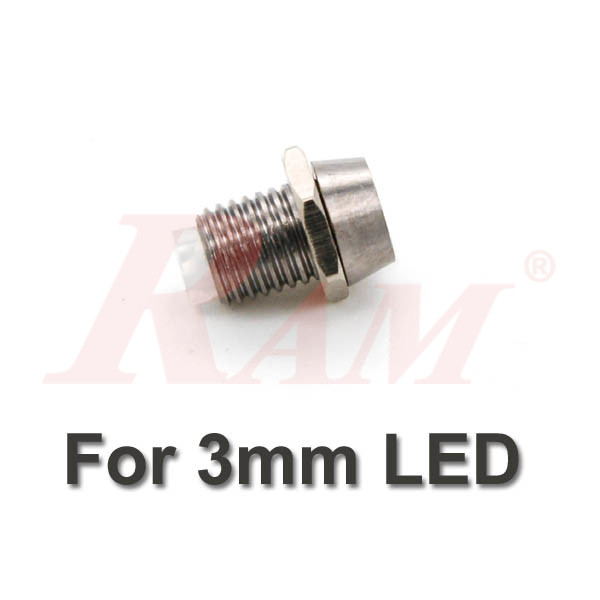 LED 3mm Metal Cover - LED Bezel Holder جراب ليد معدني 3 ملم