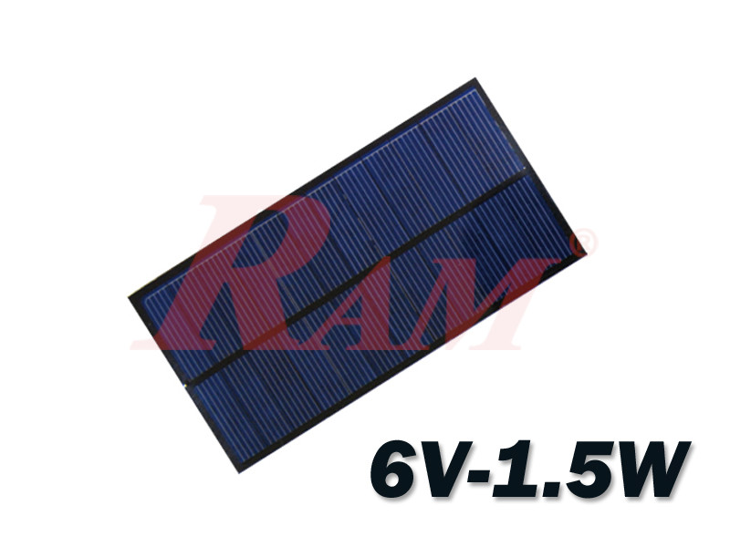 Mini Solar Panel 1.5 Watt 6V/250mA