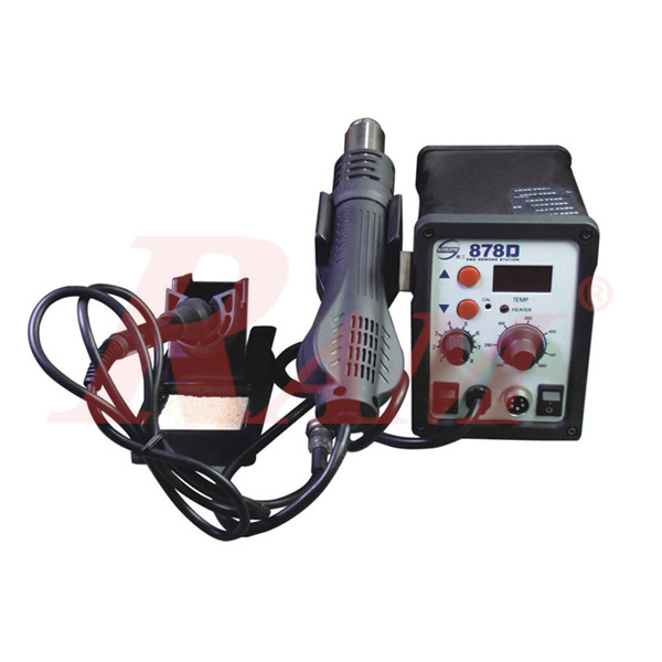 Hot Air 878D Digital Control SMD ESD + Soldering Station