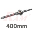 Ball Screw 1605 - 400mm Machine Ending With Flange Nut عمود بول اسكرو بالجشمة مخروط من النهايات طول 40سم