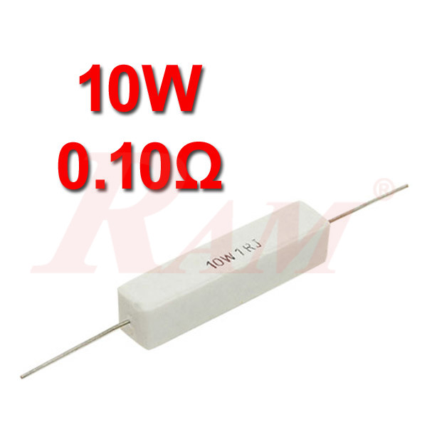 Ceramic Power Resistor 10W / 0.10Ω مقاومة سيراميك حراري 10 واط
