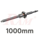 Ball Screw 1605 - 1000mm Machine Ending With Flange Nut عمود بول اسكرو بالجشمة مخروط من النهايات طول 1 متر