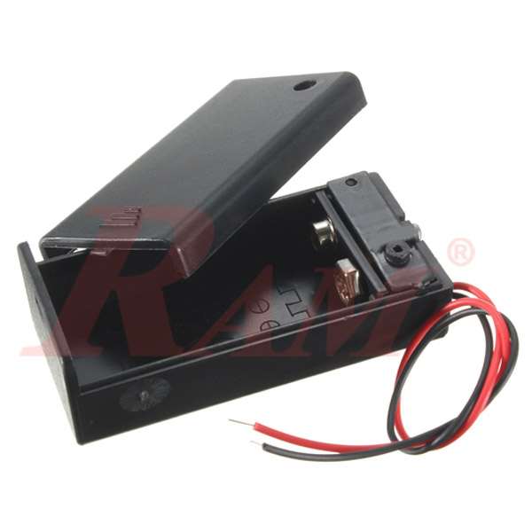 Battery Holder 9V + On/Off Switch