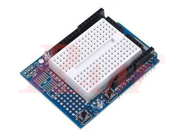 Arduino Shield - Prototype Shield With Mini Breadboard (SKU#M34)