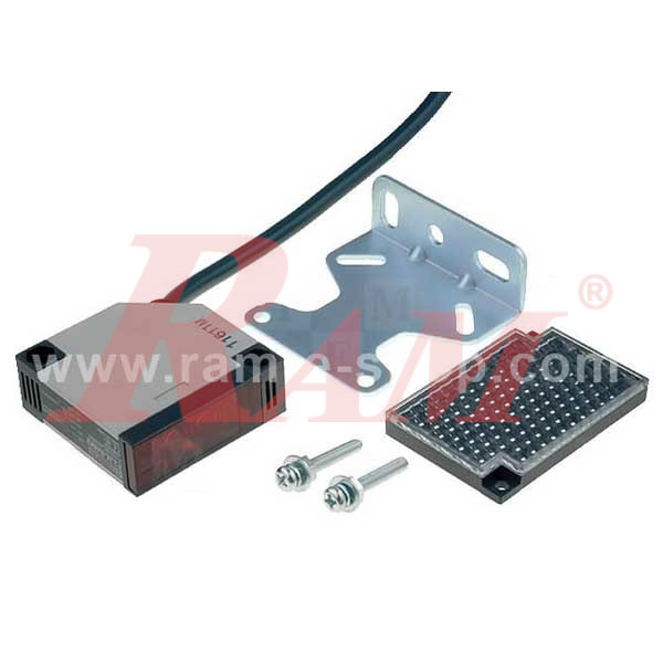 حساس ضوئي فوتوسيل 12 الى 24 فولت ثابت - مع خرج ريلاي موديل E3JK-R4M1 12~24 Vdc Photoelectric Switch