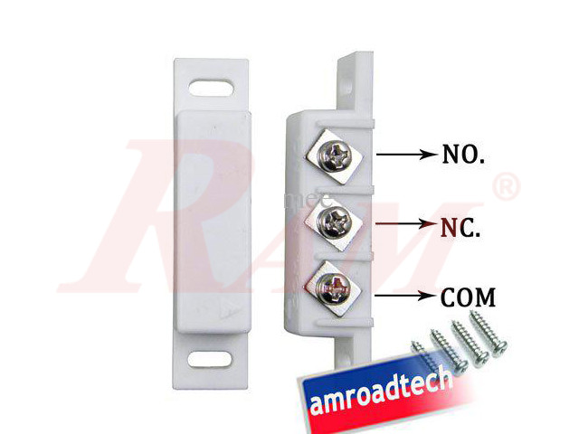 Magnetic Door Contact Switch 3Pin مفتاح انذار لباب او شباك 3 طرف