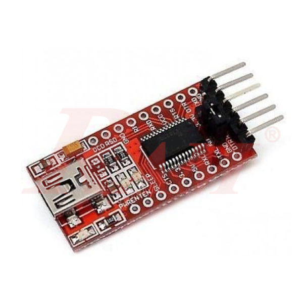 FTDI Basic Breakout 5V/3.3V (USB to Serial TTL) - Red Board