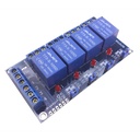 4 Output Relay Module Works on (5V/12V/24V) Signal