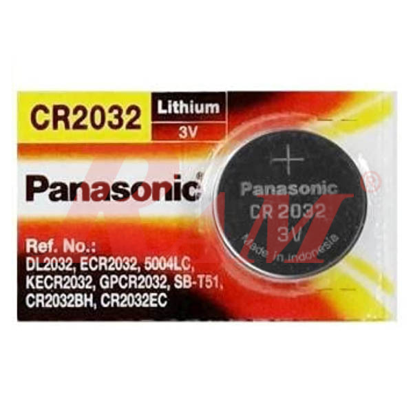 Battery 3V CR2032 Lithium Battery Coin Type Panasonic بطارية كوين ليثيوم 3 فولت باناسونيك