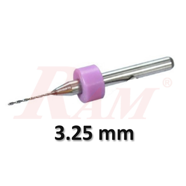 Carbide PCB 3.25 mm Micro Drilling End Mill Bit بونطة ثقب بورد كاربيد - قوة تحمل عالي