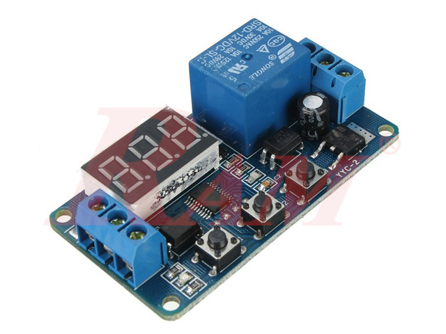 Kit Timer 12Vdc - LED Automatic Control Switch Relay Module