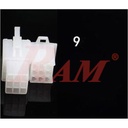 MF 9pin - 2.8mm Electrical Plug Connector Male & Female Nylon