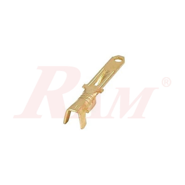 MF 2.8mm Male Terminals Wiring Connectors - Gold