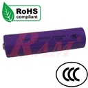 Battery 3.7V 18650 Lithium Rechargeable With CCC Certificate  بطارية ليثيوم 18650 قابلة لإعادة الشحن 3.7 فولت - معتمدة بشهادة الجودة CCC