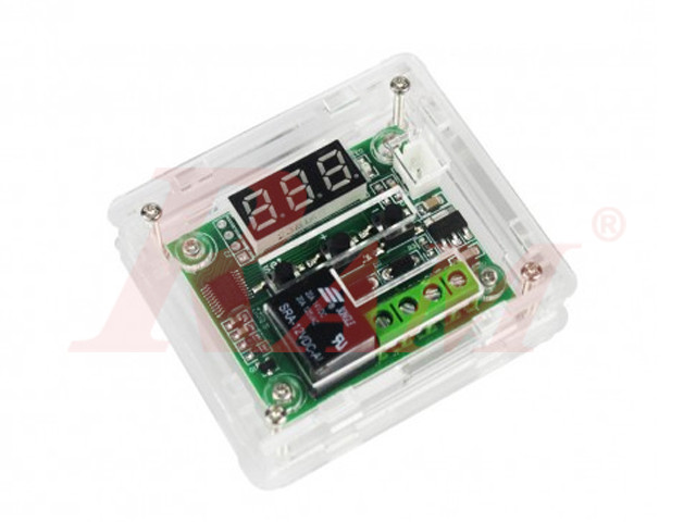 Clear Acrylic Case For W1209 علبة اكريليك لبوردة متحكم الحرارة