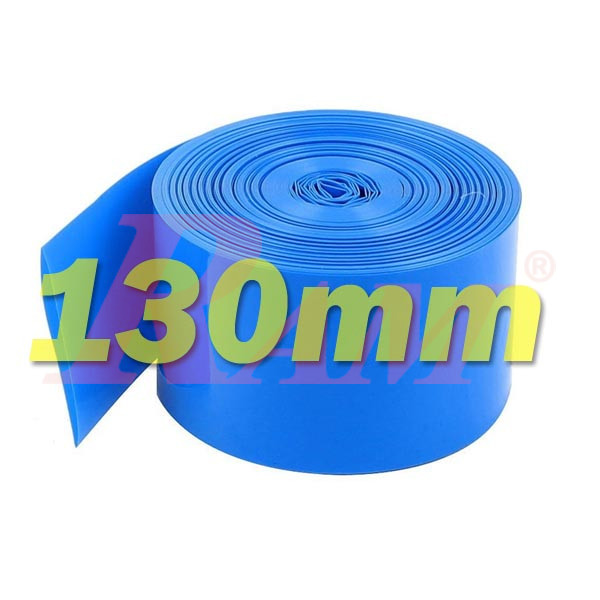 Lithium Battery PVC Heat Shrink 130mm - 1 Meter