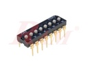 DIP Switch 8 Way Long Leg - DI08H مجمع 8 مفاتيح ديجيتال رجل طويلة