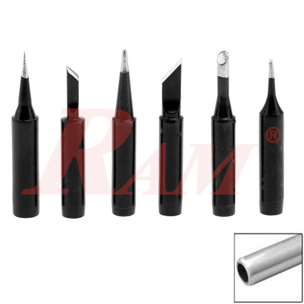 TIP Set 6 in 1 Lead-Free Soldering Iron Tips طقم سنون كاوية لحام 6 في 1