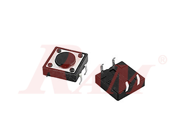 Press 4pin 12x12x4 mm Tack Switch Standard Stem