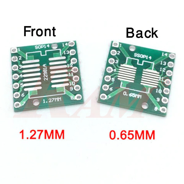 SMD Adapter SOP14 & SSOP14 بوردة محول سيرفس 14 طرف