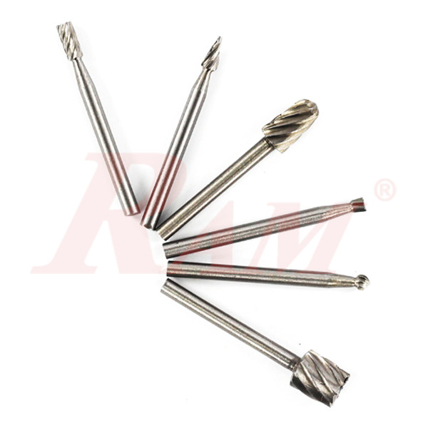 6-Piece Rotary File Set - Carving Tool Set طقم مبارد دوارة وحفر 6 قطع