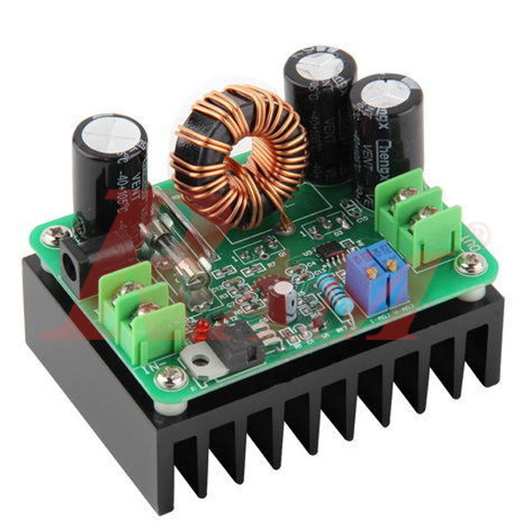 DC-DC Step Up Converter Adjustable 600W (10~60Vdc to 12~85Vdc) SKU#DC202 بوردة دائرة رافع جهد - فولت