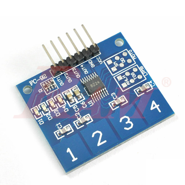 TTP224 - 4 Digital Capacitive Touch Sensor Switch Module