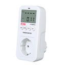 UT230B-EU Power Socket جهاز قياس استهلاك الطاقة والفولت والتيار والكفائة للاجهزة