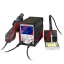 Hot Air 996D Brushless 2 in 1 LCD محطة لحام هوت اير بدون فحمات 2 في 1 بشاشة LCD موديل 996D رقمية