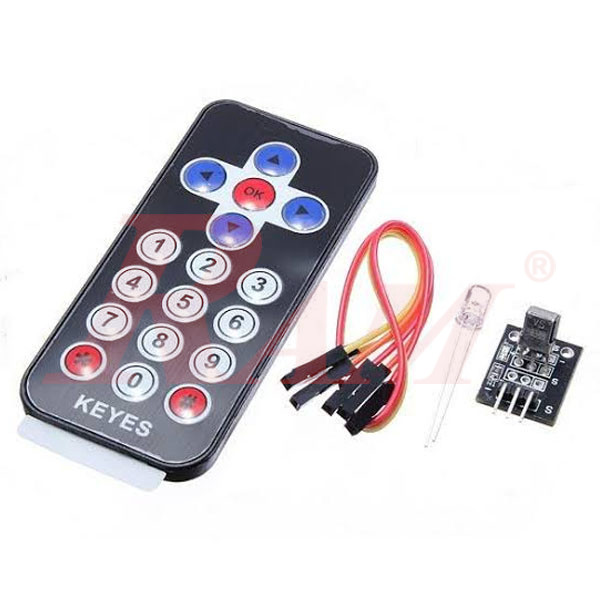 Infrared Remote Control + IR Receiver Module Kit