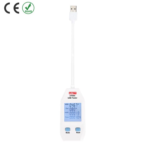UT658A USB Tester جهاز قياس فولت وتيار من منفذ يو اس بي