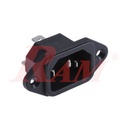 AC Power Connector Panel Mount مدخل باور جهاز