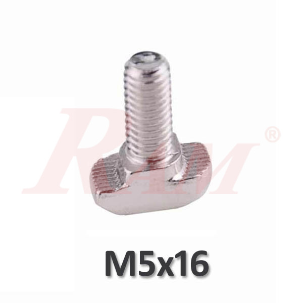 2020/2040 Aluminum Profile Accessory - T Shape Screw Size M5x16