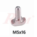 2020/2040 Aluminum Profile Accessory - T Shape Bolt Screw Size M5x16