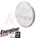 Energizer® CR-2032 Battery 3V Coin Type بطارية انرجايزر كوين مستديرة موديل CR-2032 قدرة 3 فولت