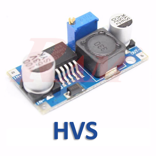 DC-DC Step Down Converter Adjustable 3A LM2596HVS (4.5~60Vdc to 3~35Vdc) SKU#DC100HVS بوردة دائرة خافض جهد - فولت