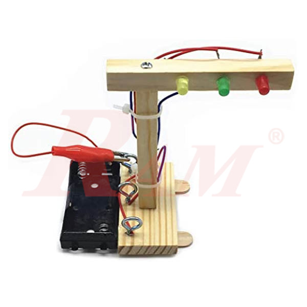 DIY Wood Traffic Lights - Science Toy