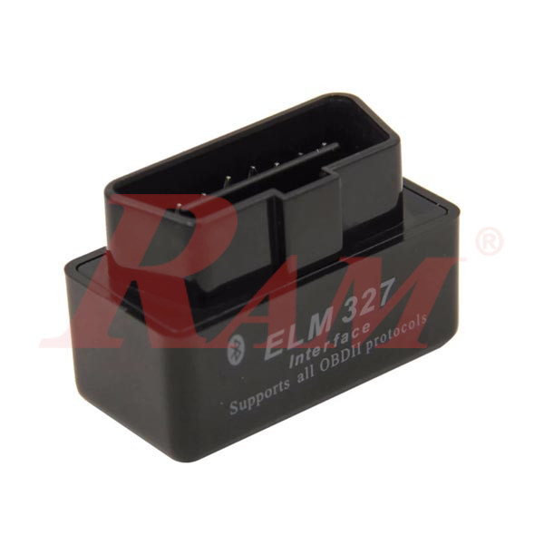 Black V2.1 OBD2 ELM327 Bluetooth Interface Auto Car Scanner OBD II