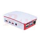 Enclosure For Raspberry Pi 4B - ABS Red/White Case (SKU#BOX4CO)