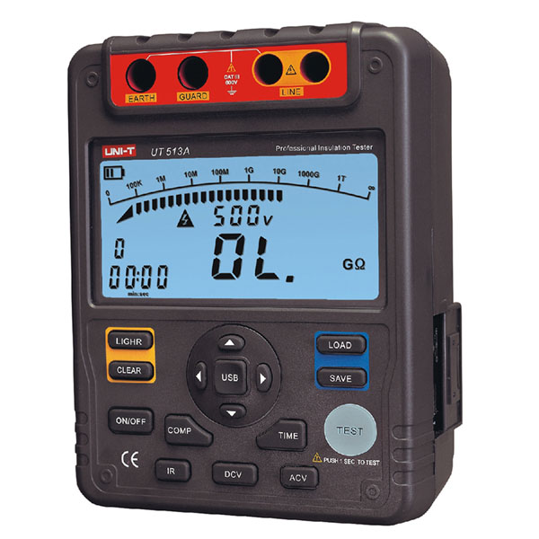 UT513A Megger Insulation Resistance Tester 5000V جهاز قياس عزل - ميجر
