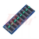Kit Resistor - 8 Decade Programmable Resistor Board (1R - 9999999R Step 0.1R) 1/2W بوردة مقومات متغيرة القيمة حسب الحاجة بتغير الجامبر قدرة نصف واط